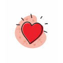 Retro Heart  Valentines Day Design t-shirts