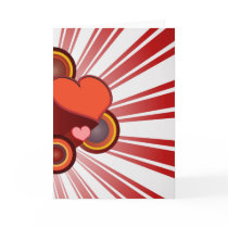 Retro Hearts cards by Pixel_Bunneh Retro Hearts cards