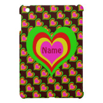 Retro Hearts ~ COLOR CHANGE iPad Mini Case
