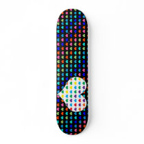 Retro Hearts Skateboard