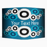 Retro Helix (Blue) Binder