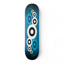 Retro Helix (Blue) Skateboard Deck
