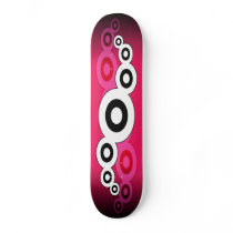 Retro Helix (Magenta) Skateboard Deck