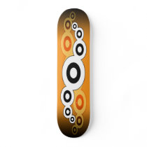 Retro Helix (Orange) Skateboard Deck