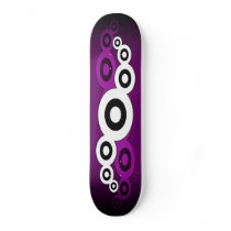 Retro Helix (Purple) Skateboard Deck
