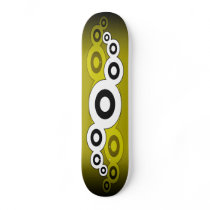 Retro Helix (Yellow) Skateboard Deck
