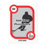 Retro Hockey Card Business Card Templates