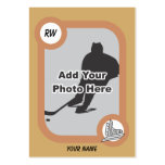 Retro Hockey Card Business Card Templates