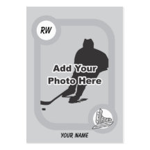 Retro Hockey Card Business Card Templates