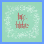Retro Holiday Card Template invitations