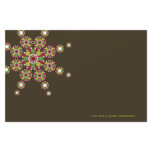 Retro Holiday Stars Christmas Custom Stationery