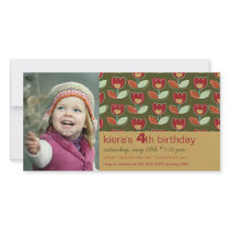 Retro Holiday Tulip Family Greeting Photo Card photo cards by fatfatin_mini_me Retro Holiday Tulip Family Greeting Photo Card photo cards