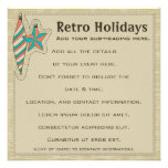 Retro Holidays [Square Invitation]