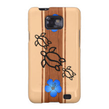 Retro Honu Surfboard Samsung Galaxy Cases