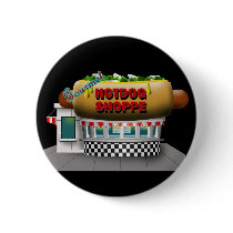 Retro Hot Dog Shoppe Pins