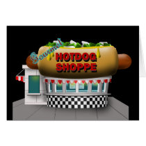 Retro Hot Dog Shoppe cards by oldrockerdude Retro Hot Dog Shoppe cards