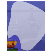 Retro House Party Custom Letterhead