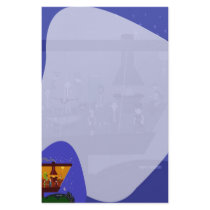 Retro House Party stationery