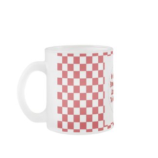 Retro Housewife BREAKFAST IN BED Glass Mug