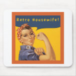 Retro Housewife! Mouse Mat