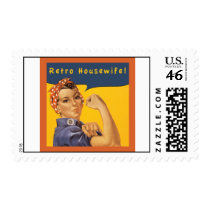 Retro Housewife postage by BekahJan Retro Housewife postage