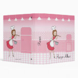 Retro Housewife's Recipe Album 1.5" Binder Organiz