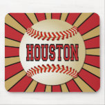 RETRO HOUSTON BASEBALL MOUSEPAD