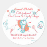 Retro Ice Cream & Candy Shoppe Sticker