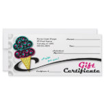 Retro Ice Cream Cone - Gift Certificates Customized Rack Card