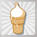 retro ice cream cone