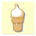 retro ice cream cone posters