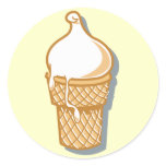 retro ice cream cone sticker
