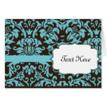 Retro In Blue Custom Card