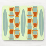 Retro Inspired 1950s Tiki Surfbo Office Mousepad mousepads