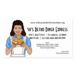 Retro Inspired Diner Or Restaurant Business Card