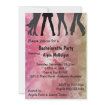 Retro Inspired Disco Bachelorette Party Invitation by malibuitalian Retro Inspired Disco Bachelorette Party Invitation