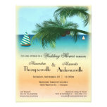 Retro Inspired Serene Beach Scene Invite