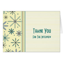 Retro Interview Thank You Card