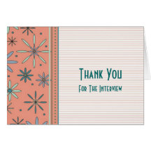 Retro Interview Thank You Card