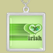 Retro Irish Silver Necklace