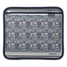 Retro IT Pattern ipad Sleeve