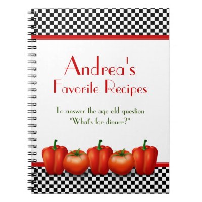 Italian Style Kitchen on Retro Italian Kitchen Personalized Recipe Notebook From Zazzle Com