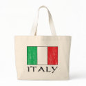 Retro Italy Flag totebag by aesthete Retro Italy Flag totebag
