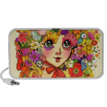 Retro Japan Shojo Style Portable Speaker speakers