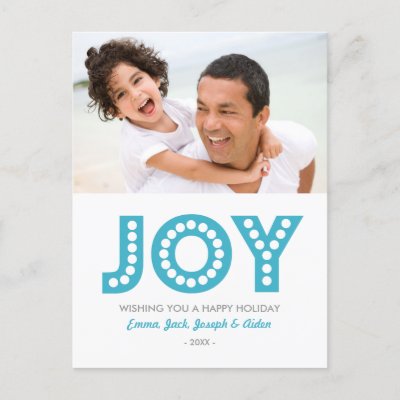 RETRO JOY | HOLIDAY PHOTO POST CARD