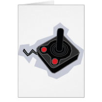 Retro Joystick - Video Games Gamer Gaming PC cards