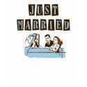 Retro Just Married shirt