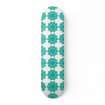 Retro Kaleidoscope Abstract Skateboard