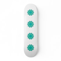 Retro Kaleidoscope Abstract Skate Board Deck