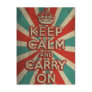 Retro Keep Calm And Carry On Postcards